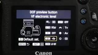 HOW TO: Built In Viewfinder Spirit Level For Canon 6D and 5DmIII