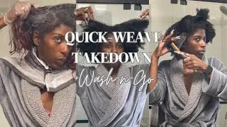 FAILED QUICK WEAVE TAKE DOWN + WASH N GO USING @TheDoux MOUSSE DEF | RUTH NANDA