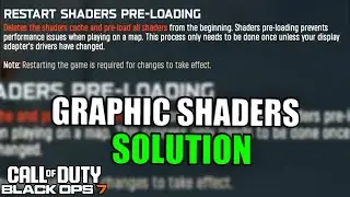 COD BLACK OPS 7 HOW TO REINSTALL GRAPHIC SHADERS - Call of Duty BO7 Restart Shaders Preloading