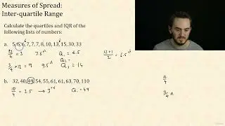 2 -Interquartile Range - Examples | CIE A Level Probability & Statistics 1