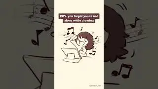 Frustrated singer turned artist 😂🎵´
