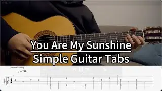 Simple Guitar Tabs | You Are My Sunshine