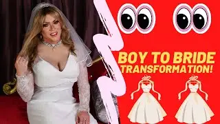 BOY to BRIDE MAKEOVER + MORE! | Young Crossdresser