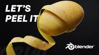 Create Houdini like peeling animation in blender