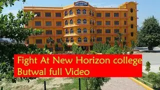 Fight in New Horizon college Butwal Full Video