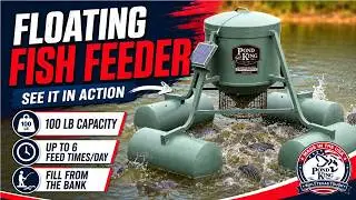 Pond King's Floating Fish Feeder