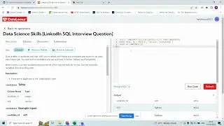 4 Data Science Skills LinkedIn SQL Interview Question