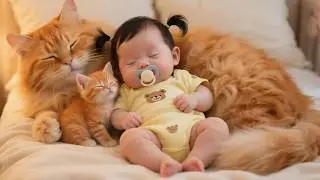 60 Minutes of Cute and Funny Baby & Cat Friendships