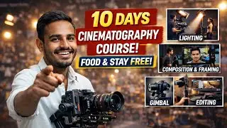 Become a Cinematographer in 10 Days! 🎬 #hyderabaddroneinstitute 