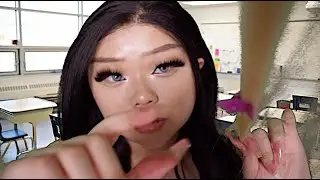 ASMR Girl In The Back Of The Class Gets Bugs Out Of Your Hair (Personal Attention, Layered Sounds)