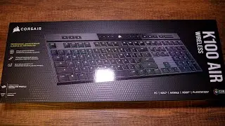 Corsair K100 AIR Wireless RGB Mechanical Gaming Keyboard Unboxings