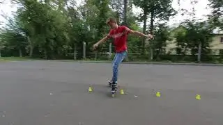 Классический фристайл слалом