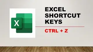 Microsoft Excel Shortcut Keys In 1 Minute | Ctrl+Z