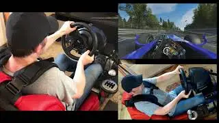 Simracing with GS-Cobra Motion Simulator. Assetto Corsa Nordschleife Lotus Exos 125