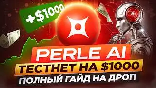 PERLE AIRDROP НА 1000$+ ПОЛНЫЙ ГАЙД ЗА 12 МИНУТ | ГАЙД на ТЕСТНЕТ, АИРДРОП, как делать задания