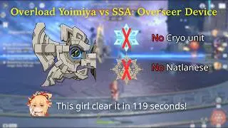 【Spiral Abyss 6.4】C1R2 Yoimiya overload brute force Overseer Device without Cryo or Natlan charater