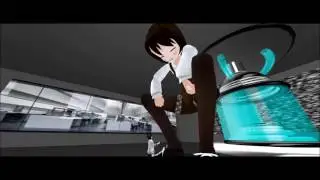 MMD Giantess Growth: The Red Button Growth!