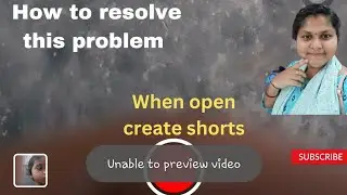 how to solve unable to preview video telugu||nennu face chesina problem||