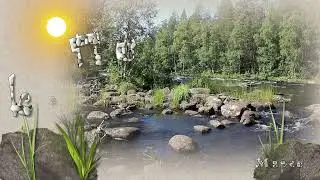 По камушкам река бежит...