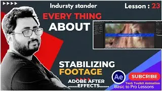 Stabilizing Footage in Adobe After Effects Basic to Advanced tip Urdu | Hindi