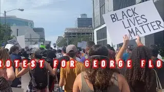 PROTEST FOR GEORGE FLOYD AND OTHER BLACK LIVES LOST UNJUSTLY..