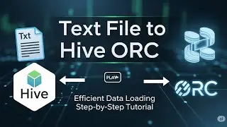 How to Load Text File Data into an ORC Table in Hive (Hands On) | www.smartdatacamp.com