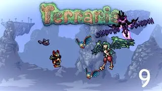 Terraria [Shadows of Abaddon] Let's Play Episode 9: Jensen, The Grand Harpy!