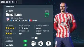 Athletico Madrid Players After 5 Years | FIFA Career Mode