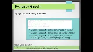 split() and splitlines() in Python