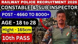 RPF Recruitment 2026-2027 Constable &Sub Inspector 