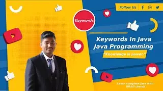 Keywords in java  | Java Programming Tutorial | Types of keywords | Nikhil Charde