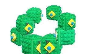 Brazil countrball roll (Shooting star meme)