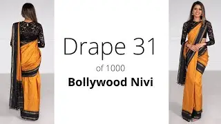 The Bollywood Nivi Drape | Drape #31 |How to wear Saree for Beginners| Saree Draping Tips| Tia Bhuva
