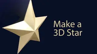 Making a 3D Star - Etsy SVG file