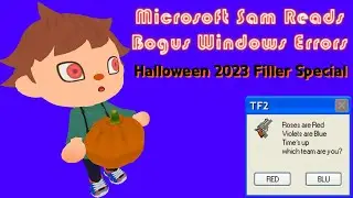 Microsoft Sam reads Bogus Windows Errors Halloween 2023 Edition