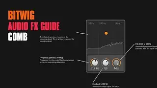 Comb Filter - Bitwig Audio FX Guide