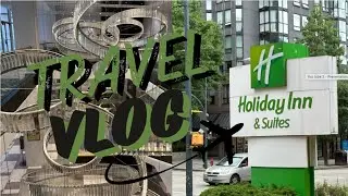 Travel Vlog from USA to Canada |  Delta Airlines Review | Holiday Inn and Suites Downtown Vancouver