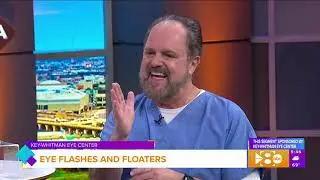 What causes flashes and floaters?  Learn more from Dr. Whitman on GMT.