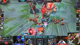 TSM vs C9 Ending Fight