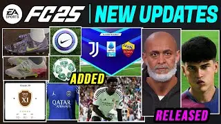 EA FC 25 NEWS | NEW UPDATE - Additions, Real Faces, Gameplay & Career Mode Fixes ✅