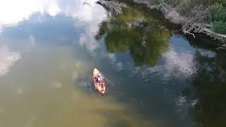 Pêche en kayak sur la Loire août 2017
