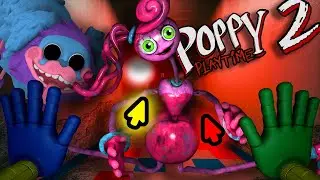 THIS GAME IS TERRIFYING 2 IDIOTS TAKE ON MOMMY - Poppy playtime chapter 2