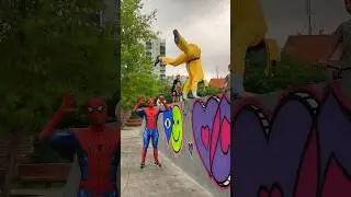 Spiderman vs green mask😂