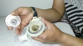 MABE WASHING MACHINE DRAIN PUMP DISASSEMBLY l # 165