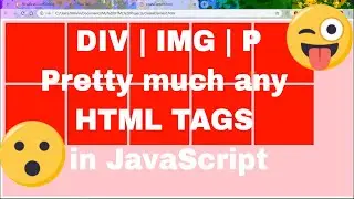 How to create HTML ELEMENTS in JavaScript *50 SUBS