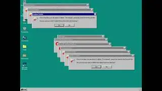 really small preview of windows 95 crazy error