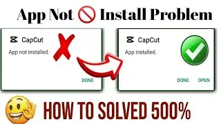 How to fix app not installed android apk | App Not Installed Problem Fixed new method | Noman Fida