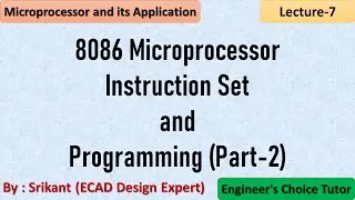 8086 Instruction set and programming(Part-2) | Microprocessor and its applications
