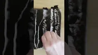 Smudging ink around = my latest favourite way of drawing tree trunks 🌳