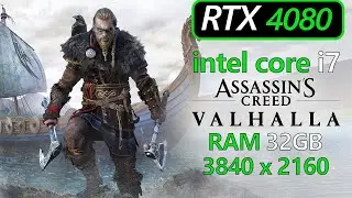 Assassin's creed valhalla graphics test at maximum settings 4k MSI GeForce RTX 4080